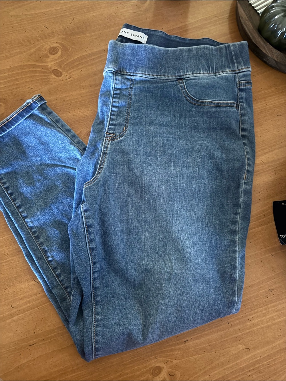 Lane Bryant Light Blue Pull-On Skinny Jeggings